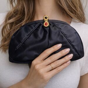 Judith Leiber Vintage Silk Clutch